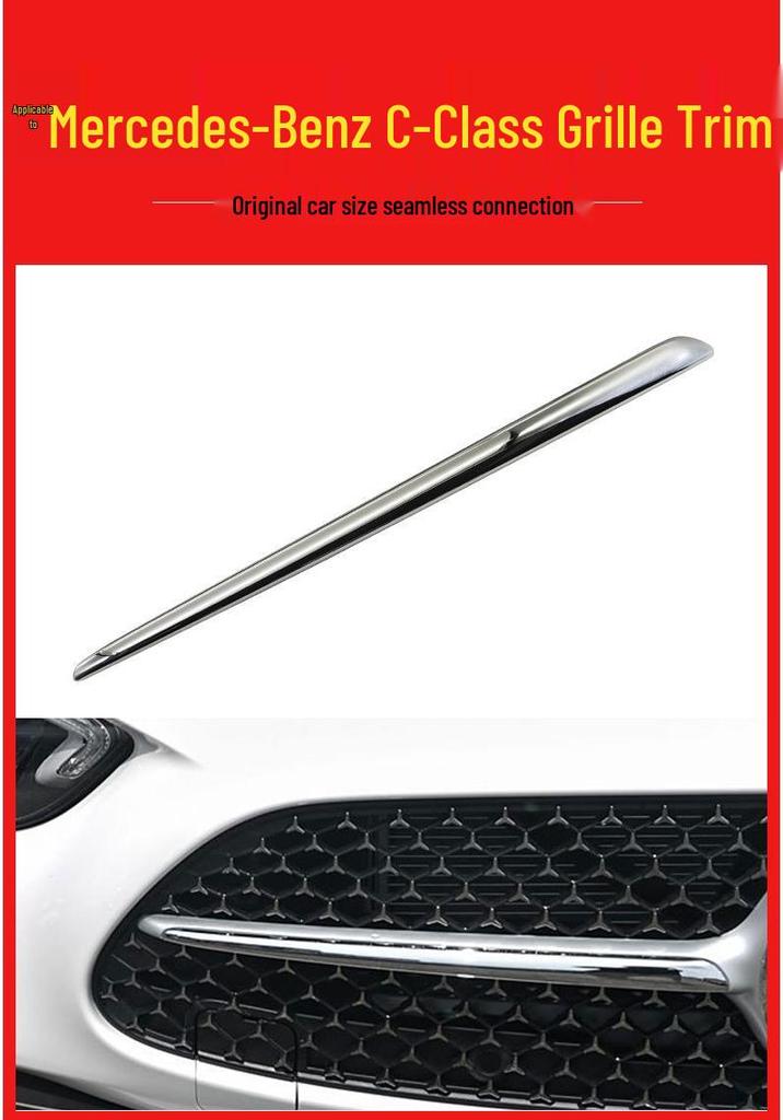 Electroplated Front Bumper Grille Trim for Mercedes-Benz C-Class W206 (Part 2068886300)