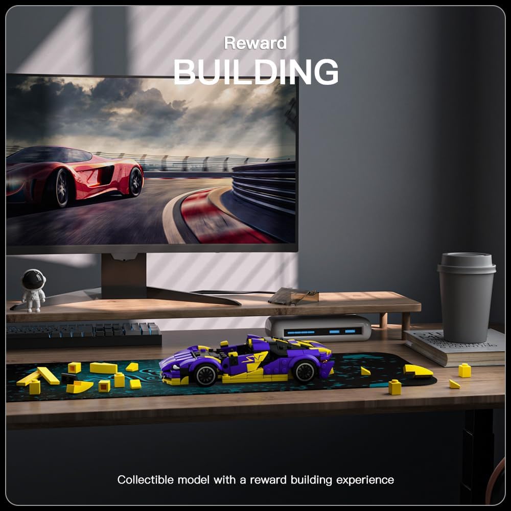 MOULD KING Speed Champion CENTENNIAL  BUL Supercar 27054 Building Set Toy Collectible Model Car Block Children's Gift 8+(344 Pieces)