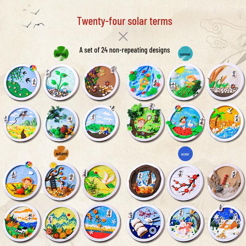 Children's DIY Creative Plate Painting Kit - Shell Design Ornaments