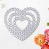 Handmade DIY Openwork Heart Cutting Die Carbon Steel Cuts for Decor Card