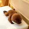 Simulations Schnabeltier Plüschtiere Weiche Flauschige Liegende Schnabeltierpuppe Warme Gemütliche Tier-Kuscheldecke Kawaii Zimmerdekoration
