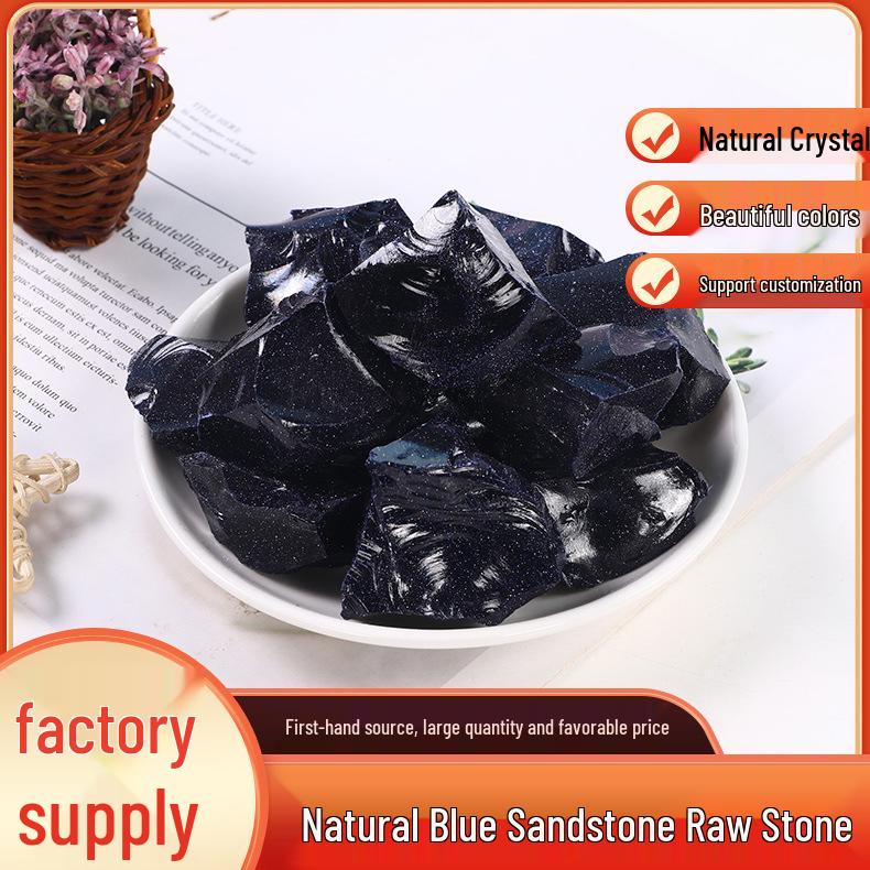 Blue Sandstone Crystal Decorative Raw Incense Diffuser Stone 1-2 cm 100g