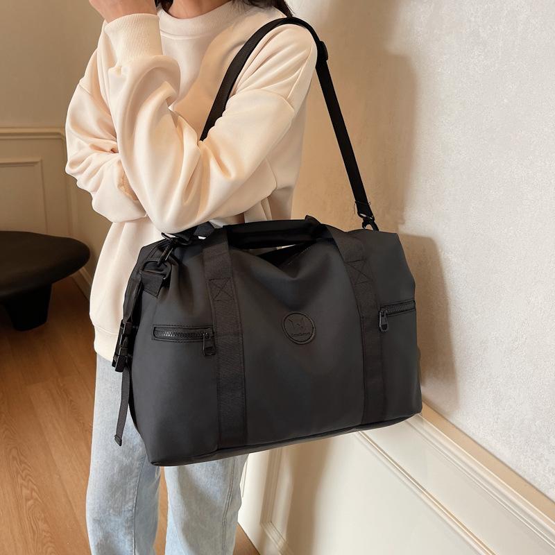 Leisure decompression portable travel bag dry and wet separation training fitness yoga bag student luggage bag can be set with tie rod