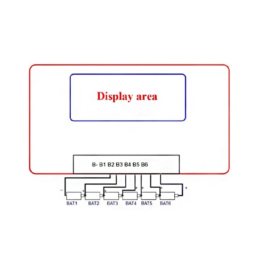 Aktiver Balancer 4S 6S mit Spannungsanzeige Lifepo4 Equalizer Lipo/LTO Batterie-Spannungstester