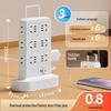 Multi-functional Vertical USB Power Strip with Night Light