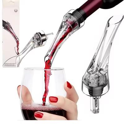 2026New Wine Aerating Pourer Spout Decanter Magic Wine Decanter Wine Aerator Quick Aerating Pouring Tool Pump Portable Filter