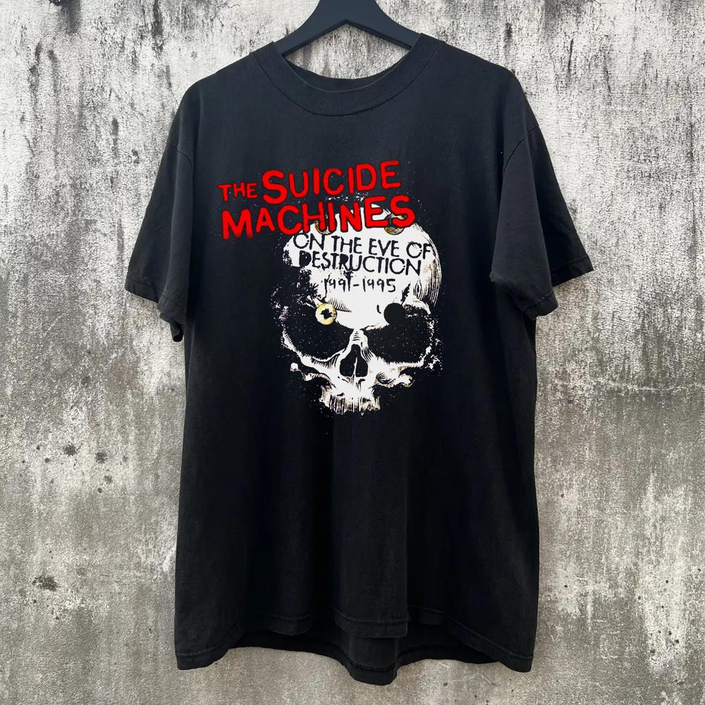 The Suicide Machines – On The Eve Of Destruction Black All Size Shirt  FF36 Unisex T-Shirt S