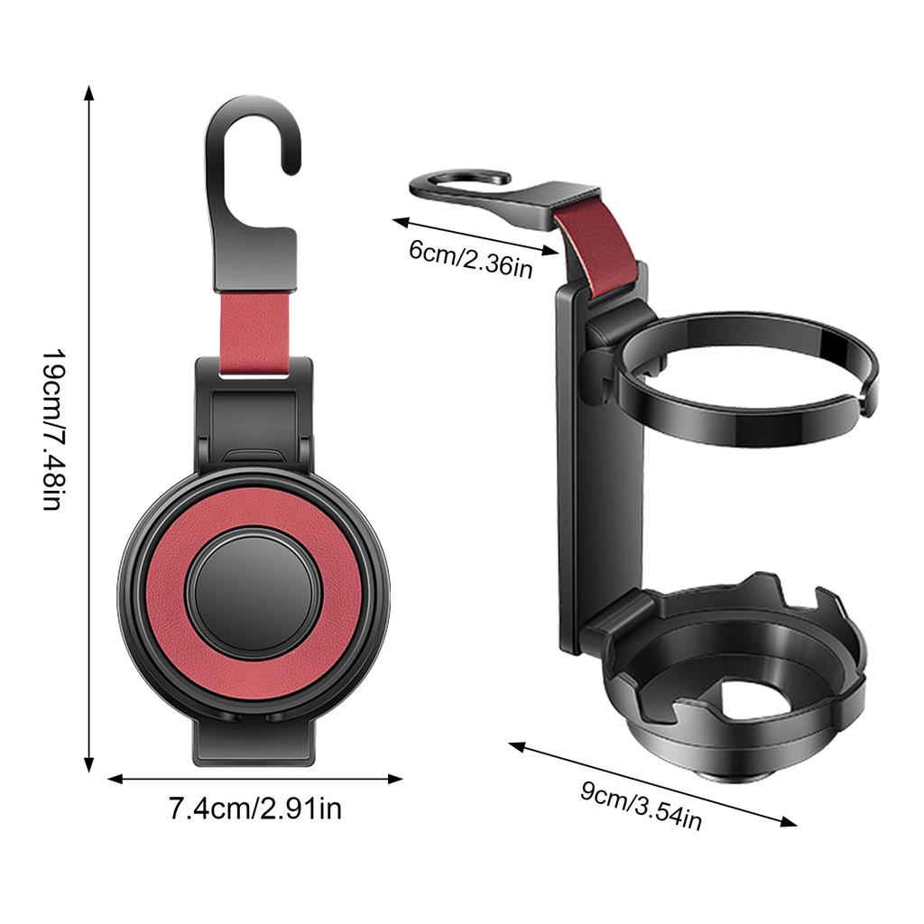 Back Seat Headrest Cup Holder, Car Back Seat Cup Holder Car Multifunctional Hook