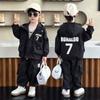 Boys' Spring and Autumn Suits  Handsome Baby Jackets  Children's Tooling Two-piece Suits