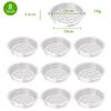 Clear Plastic Plant Saucers 10/24pcs 6-12 Inch Flower Pot Drip Trays For Indoor Outdoor Water Catcher Transparent Plant Trays