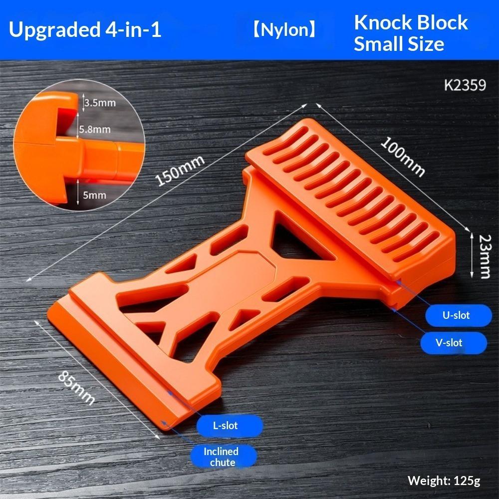 Four-in-one Groove Flooring Tapper Multifunctional Wood Floor Tapping Block Floor Laying