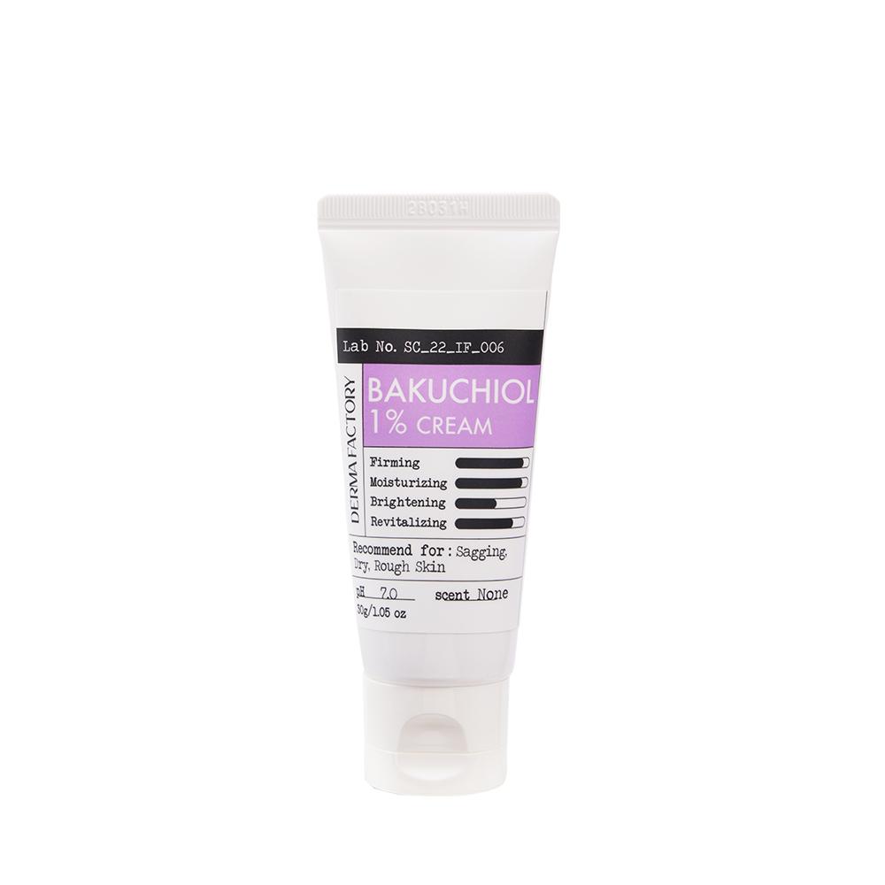 

[СЕРТИФИЦИРОВАНО VEGAN] DERMA FACTORY БакУчиол 10 000 ppm (1%) Крем 30 г