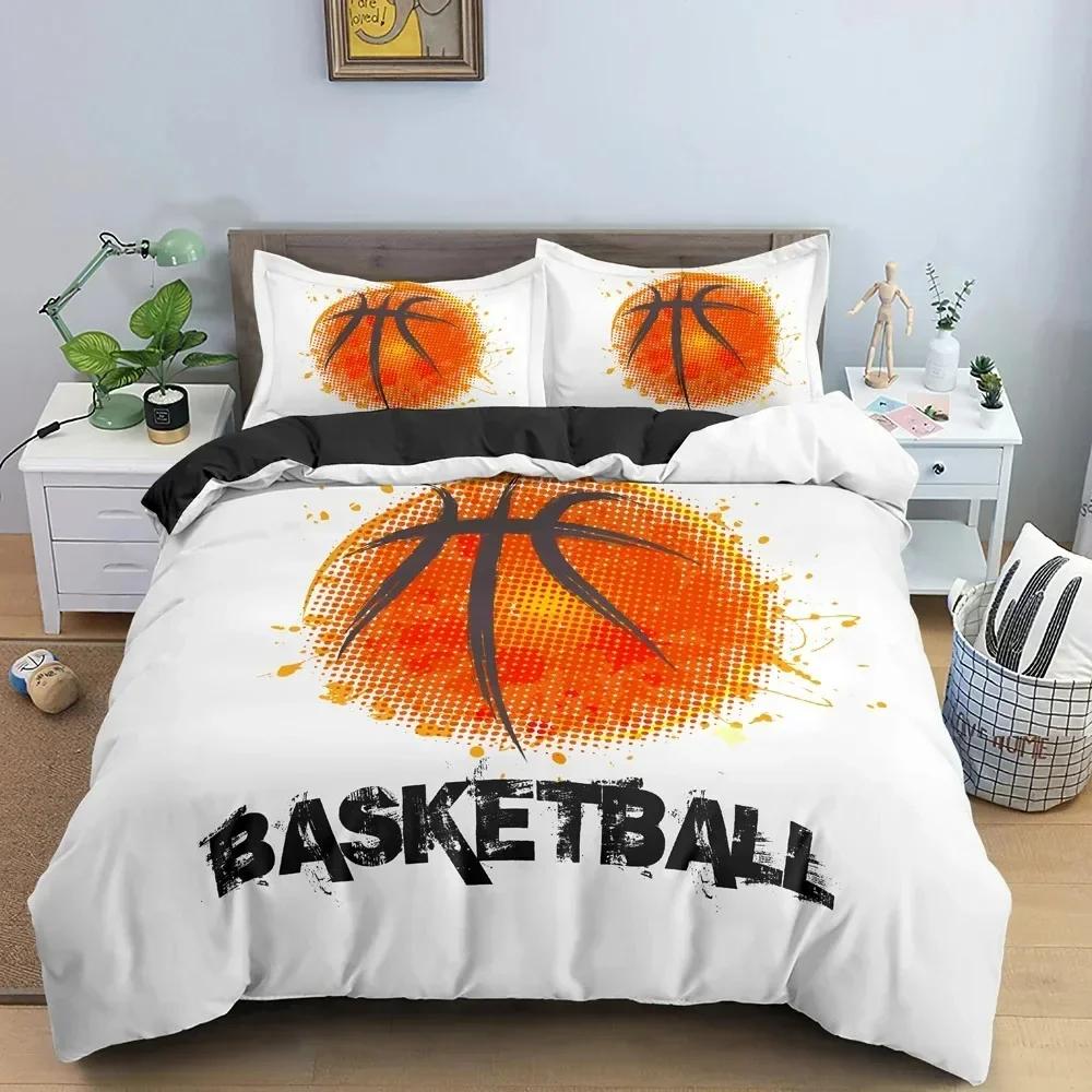 

Top Basketball Bedding Set Boys Girls Twin Queen Size Duvet Cover Pillowcase Bed Kids Adult Fashion For Home Textileextile 70x133cm 2pcs
