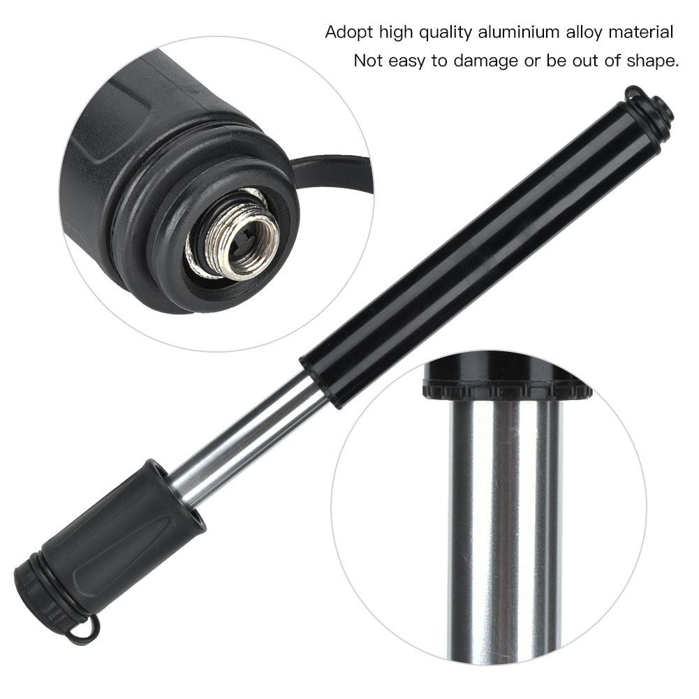 100PSI Mini Bike Pump Portable High Pressure Bicycle Basketball Pump with Soft Pipe