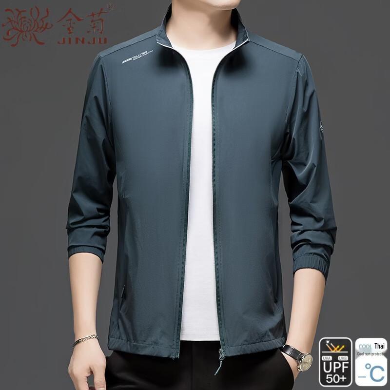 

Jinju Men s Ice Silk Sun Protection Quick Dry Jacket XL