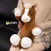 Year Of The Horse Mascot Zodiac Horse Plush Toy Sitting Hanging Legs Horse Doll Couple Pony Doll Children'S Gift