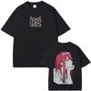 Anime DARLING In the FRANXX Zero Two 90s Comic‑Style Graphic Print Unisex Casual Loose‑Fit Y2K Men's Fashion T‑Shirt