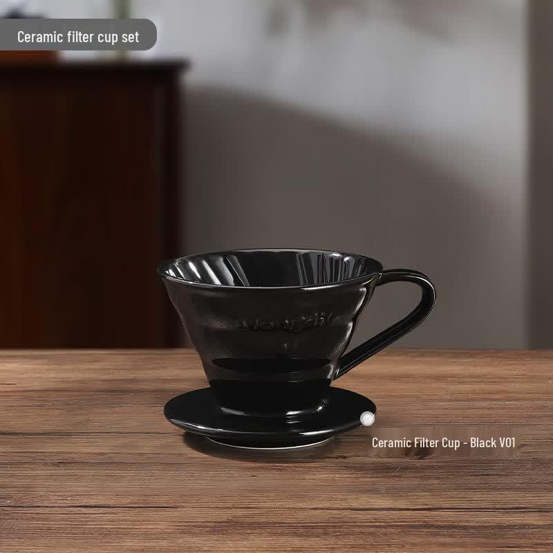 Qiwei V60 Ceramic Pour-Over Coffee Set