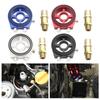 Cooler Sandwich Plate Adapter, Universal Aluminum Sandwiched Oil Pressure Temp Adapter
