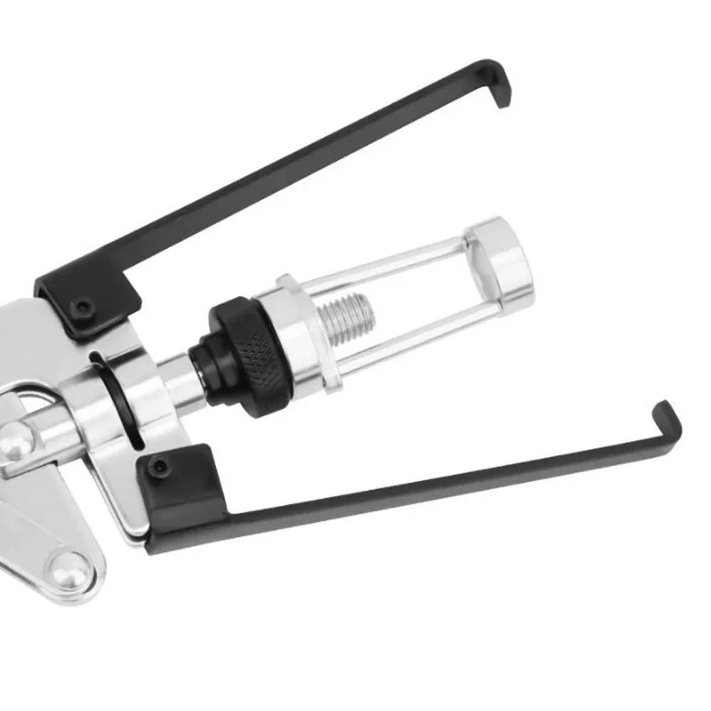 Valve Spring Removal Tool for Car Engines with Cam Action Lever Locking and Adjustable Reach to Fit Multiple Valve Spring Sizes