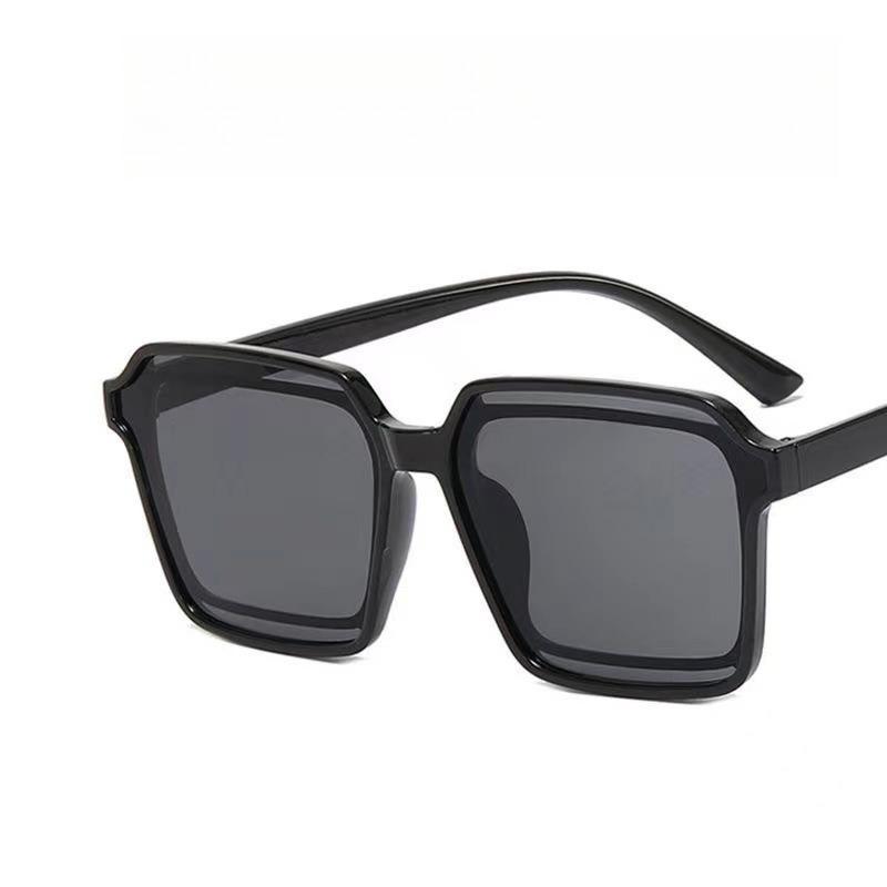 1/5/10/20pcs Fashion Retro Square Frame Sunglasses Anti-UV Travel Glasses High Quality Large Woman Eyewear UV400 Gafas De Sol