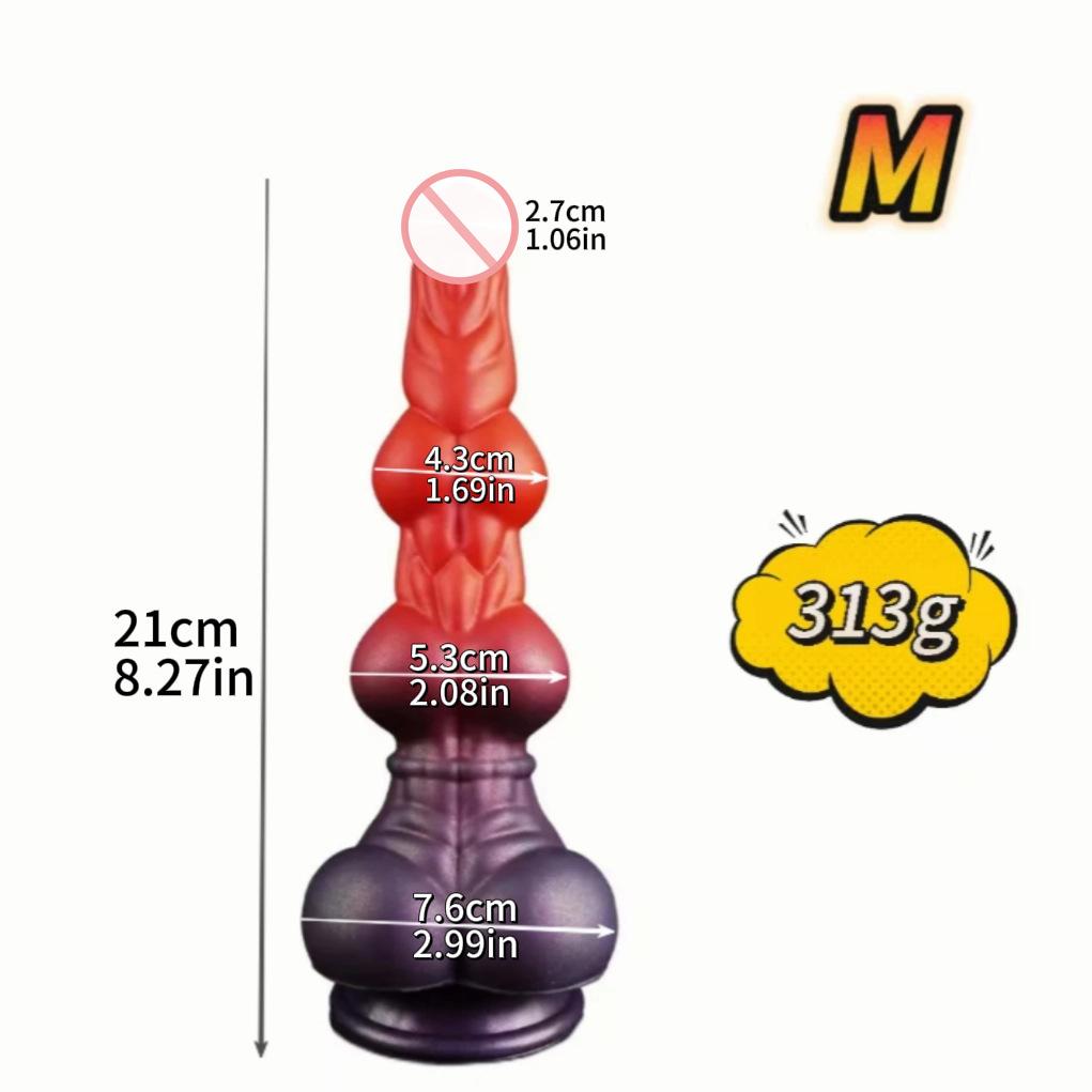 Alien Horse Hanging Double Knot False Penis  Thick Posterior Chamber Anal Plug  Male And Female Masturbation Device Sexual Product