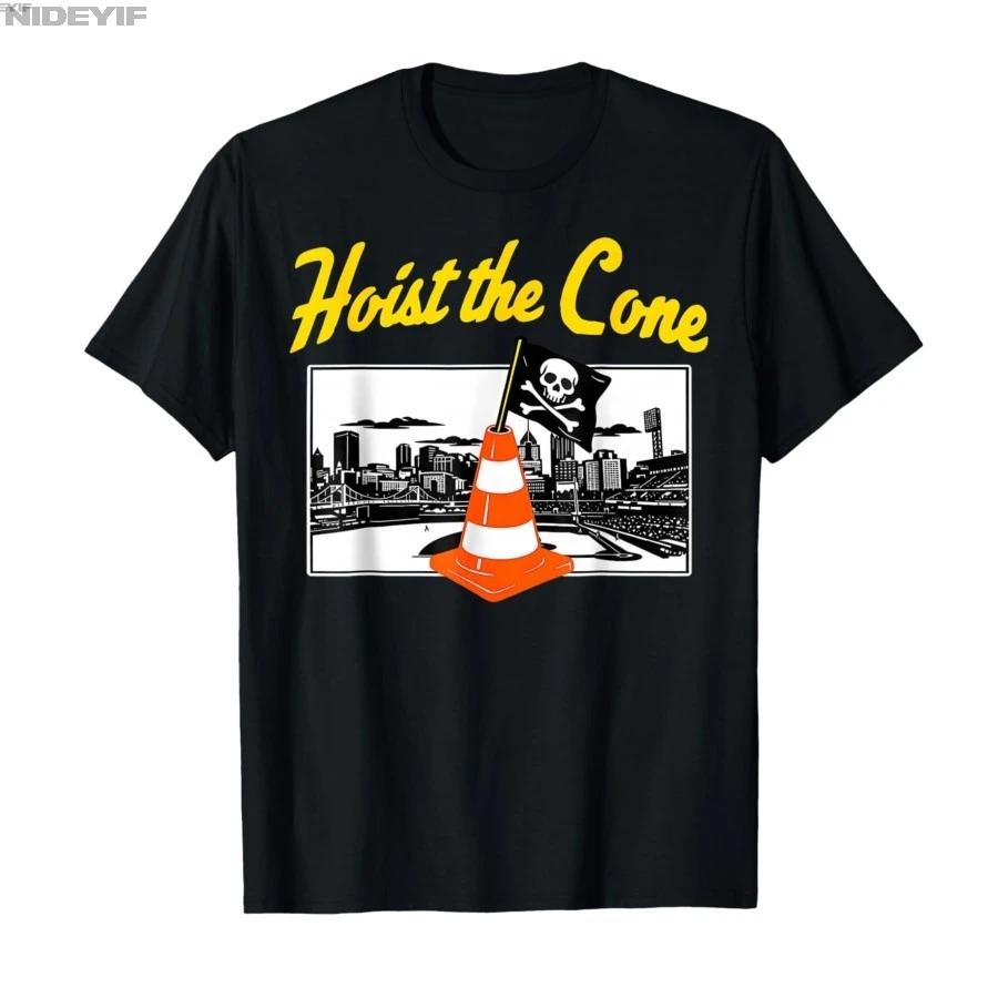Hoist The Cone Funny Baseball Meme Tshirt For Men Women 100 Cotton T Shirts Short Sleeve Tops 04061 S