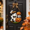 Cat Witch Wall Decoration Ghost Pumpkin Porch Decor Halloween Door Decorations  Outdoor Atmosphere