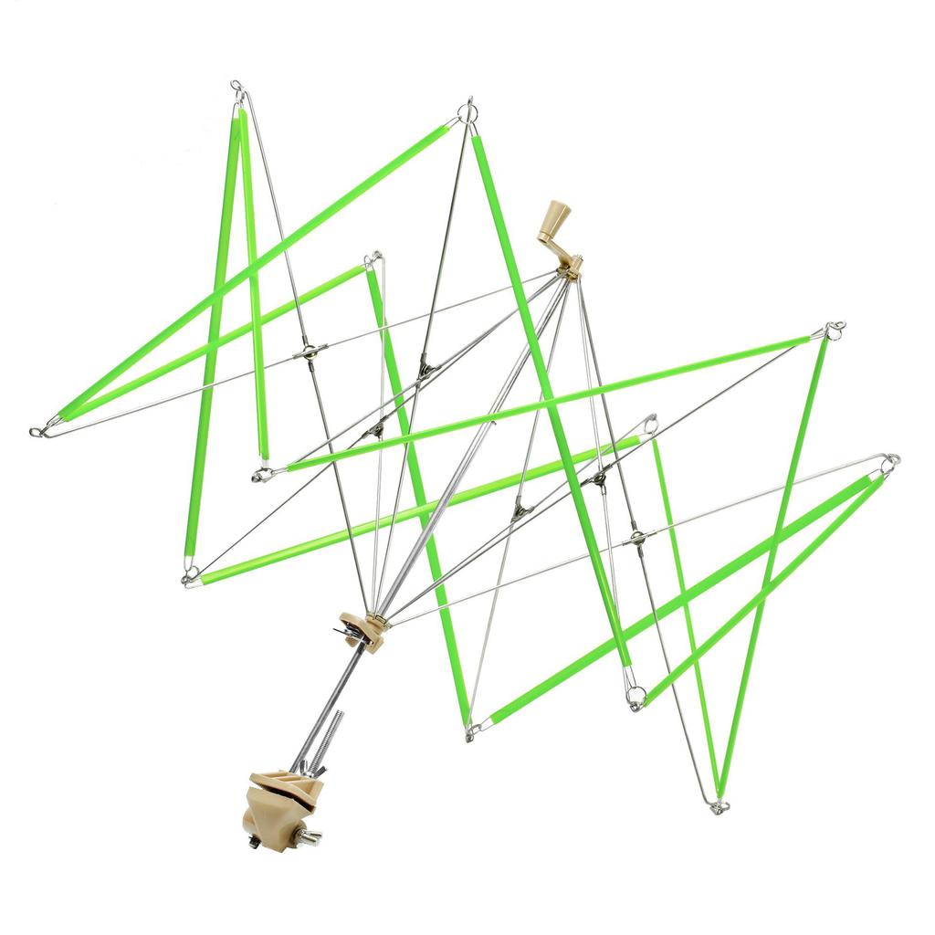 Garn-Swift-Garnknäuelwickler, Regenschirm-Swift-Garnwickler zum Häkeln, handbetriebener Knäuelwicklerhalter mit Tischklemme für Stricker