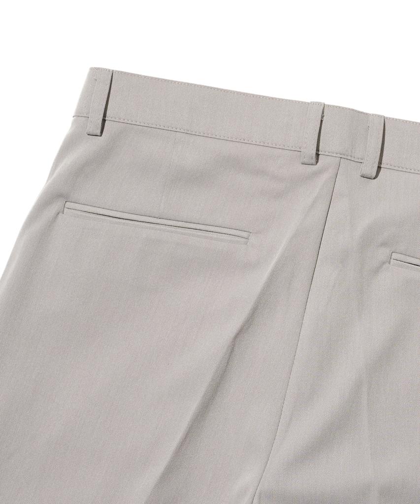 ANALOG MOOD Semi-Wide Slacks (Gray)