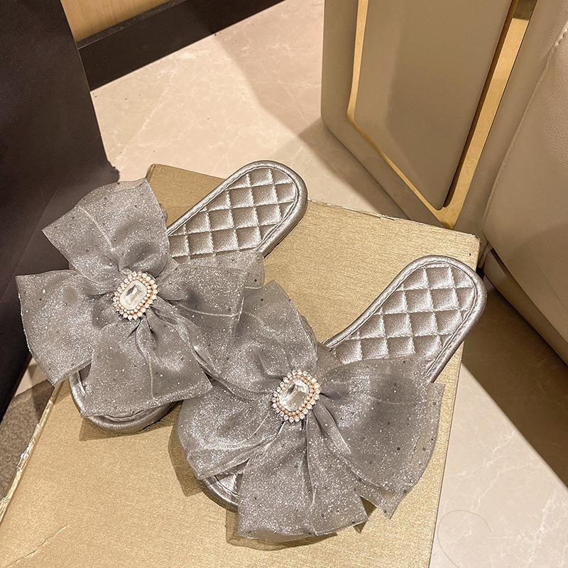 

Fashion Fashion French Women Shoes Summer New Round Flat Shoes Soft Sole Temperament Women s Slippers Comfor Anti Slip Women Sandals 35-36