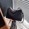 Retro Simple Plush Shoulder Bag Women's Autumn and Winter Commuting Large-capacity Fashion Hand Bag