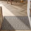 Nordic Style Home Floor Mat Rubbing Soil Silk Ring Door Mat When Entering The Door Rectangular Full Floor Mat Non-Slip Foot Mat For Household Entrance