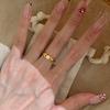 Xiaohongshu Vintage Exquisite Cross Line Finger Ring - Unique and Fashionable Design