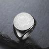 LIKGREAT Hexagram Dierenriem Teken Ring voor Mannen Vrouwen Davidsster 12 Sterrenbeeld Ringen Roestvrij Staal Sieraden Amulet Cadeau