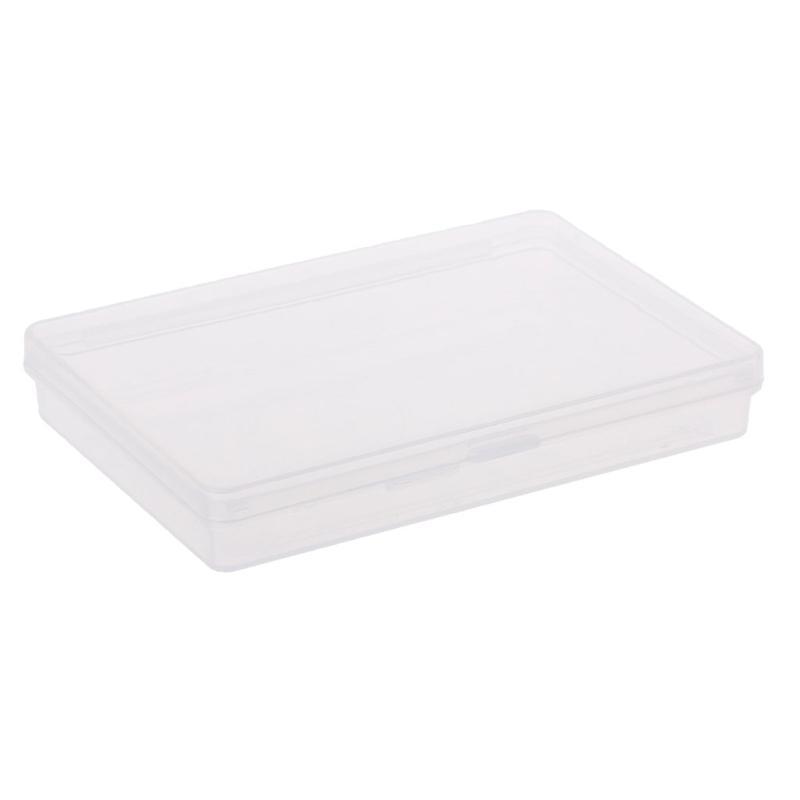 Square Transparent Storage Box Small Plastic Case For Jewelry Beads Small Parts Coins Screws Container Multiple Sizes Option
