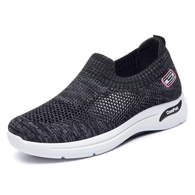 Neuer Eingang Damen Sommer Socke Netz Casual Sneaker, Weiche Sohle Gehen Schuhe für Mütter