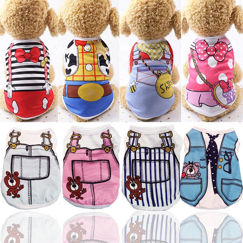 Spring Summer Pet Vest Kitten Dog Cat Clothes Mesh Teddy Bichon Beautiful Clothing Products for Small Dogs And Cats