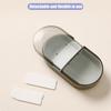 Portable Travel Pill Organizer Case For Pocket, Daily Pill Box Bpa Free Plastic Medicine Vitamin Holder Container 4 Compartments