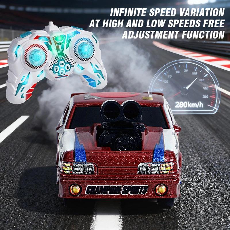 1/64 Mini Remote Control Cars Alloy Drift Rc Car Racing Vehicle Toys 2.4G 4WD Desktop Sports Cars Toys Boys Child Children Gifts