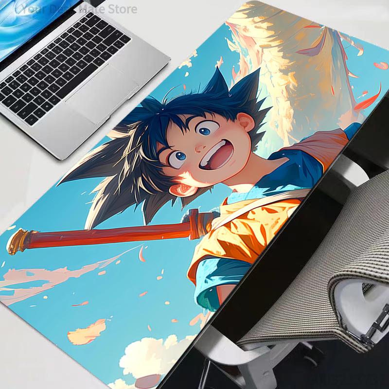 Large Gaming Keyboard Rug computer Laptop Japan Anime Mouse Pad XXL Black DBZ Dragon Ball Z Desk Mat PC Gamer Carpet Mousepad