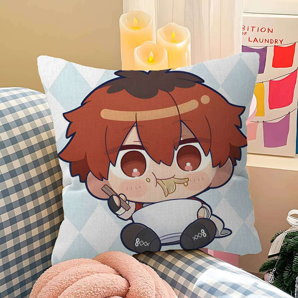Cute Sousou No Frieren Pillow Cover Sofa Cushion Cover Home Room Decoration Children Gift