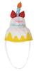 Clearstone Petit Cake for Halloween and Children Hat, Unisex, White, Cosplay, Adults,