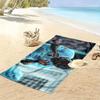 Jeremy Doku Print Beach Towel, Large Soft Quick Dry Towel for Beach Camping Swimming