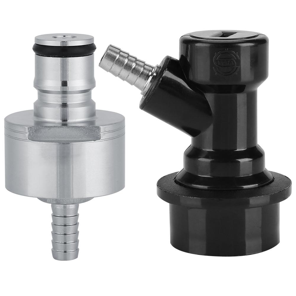 Stainless Carbonation   for Homebrew Carbonator with Liquid  Lock Disconnect 1/4 Barb Hot