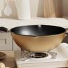 Honeycomb Pattern Frying Wok Scratch Resistant Cooking Pot Non-Stick Frying Pan  Stove