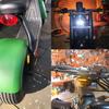 2x Universal 8mm Aluminum Smoke Mini LED Motorcycle Turn Signal Indicators Blinker Lights