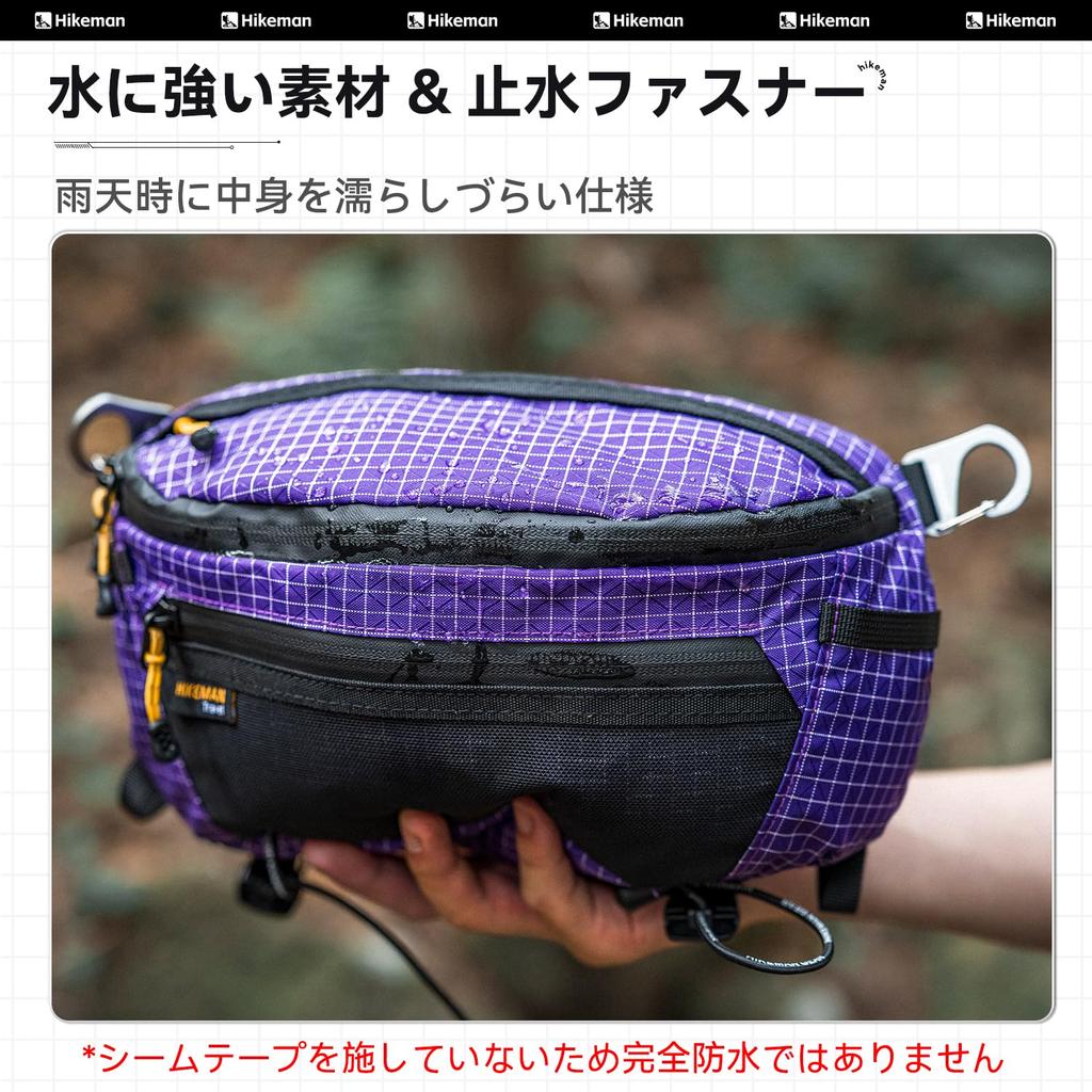 Lightweight Waist Hiking Large for Outdoor and Fishing Bag, Pouch, Sacoche, Capacity, Waterproof, Dyneema, Hiking, Activities, Motorcycles, Travel,