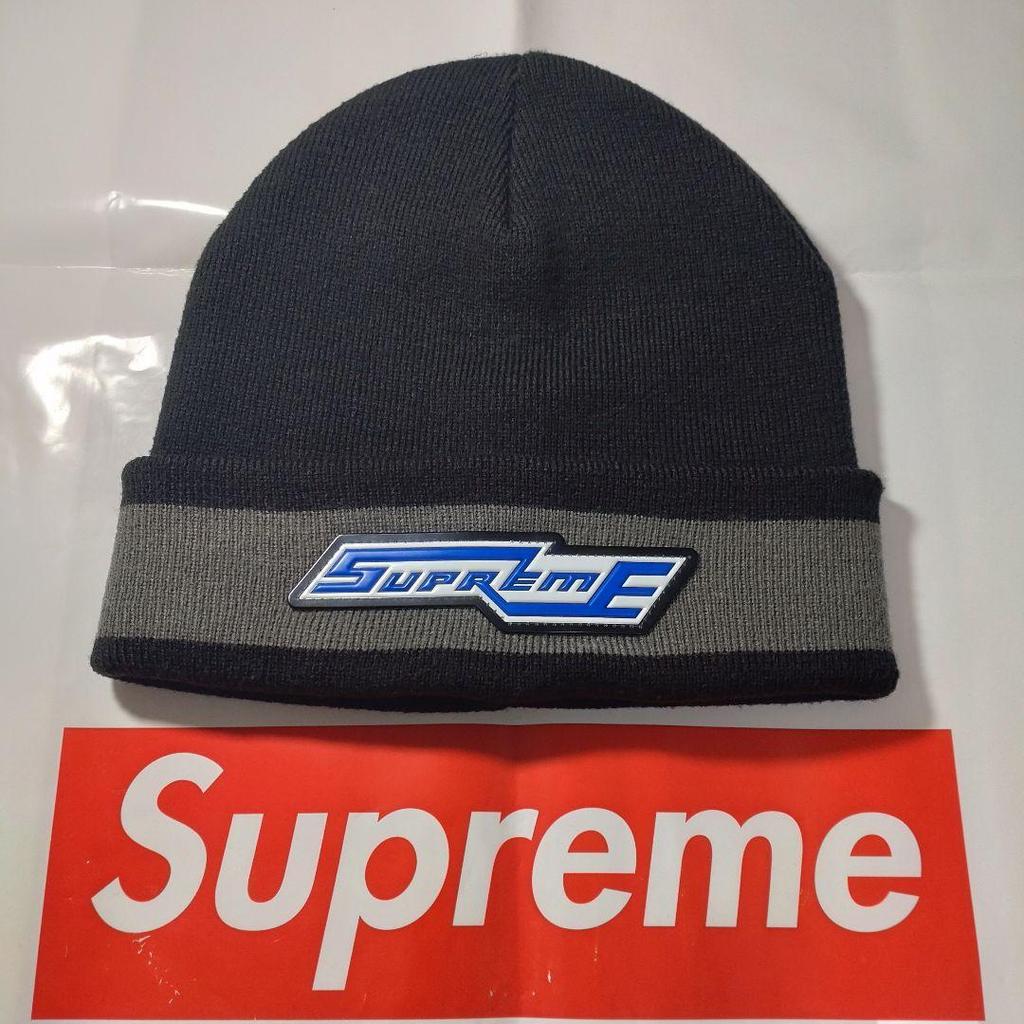 [USED] Supreme Cuff Stripe Beanie