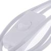 1.8M Power Cord Cables Eu Plug Switch Cable For T5 Led Tube T8 Power Charging Wire Connection